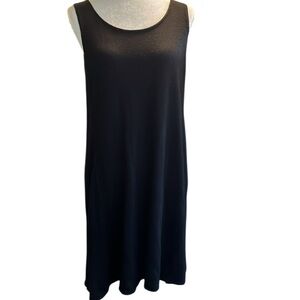 EILEEN FISHER Stretch Jersey Knit Tank Dress Size Medium